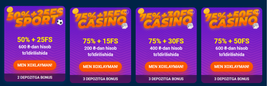 бонуси mostbet мін